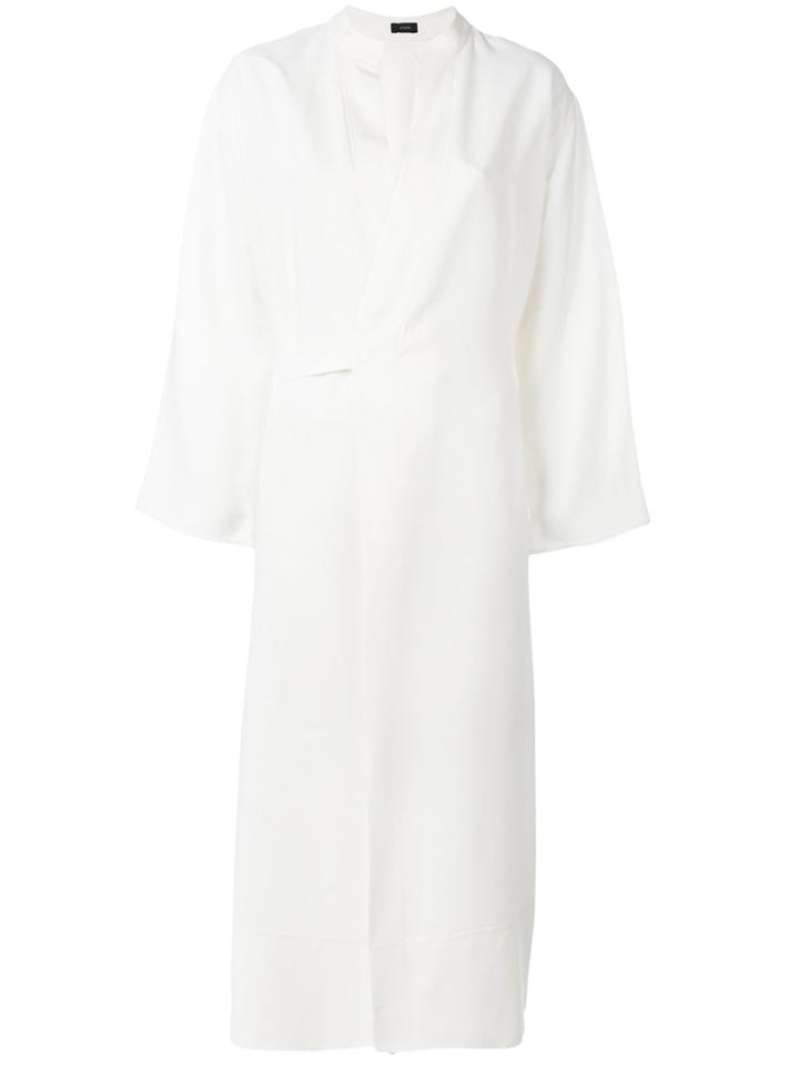 Joseph Kimono Wrap Dress - White