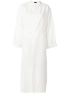Joseph Kimono Wrap Dress - White