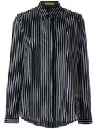 Versace Jeans Striped Shirt - Black