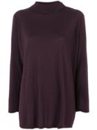 Lamberto Losani Turtle Neck Sweater - Pink & Purple