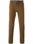 Jacob Cohen Slim-fit Jeans, Men's, Size: 33, Brown, Cotton/spandex/elastane