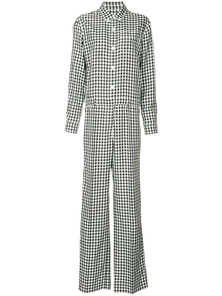 Sonia Rykiel Checked Jumpsuit - Black