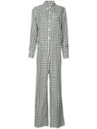 Sonia Rykiel Checked Jumpsuit - Black