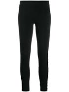 Calvin Klein Jeans Logo Stripe Leggings - Black