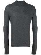 Diesel Black Gold High Neck Jumper, Men's, Size: Small, Grey, Rayon