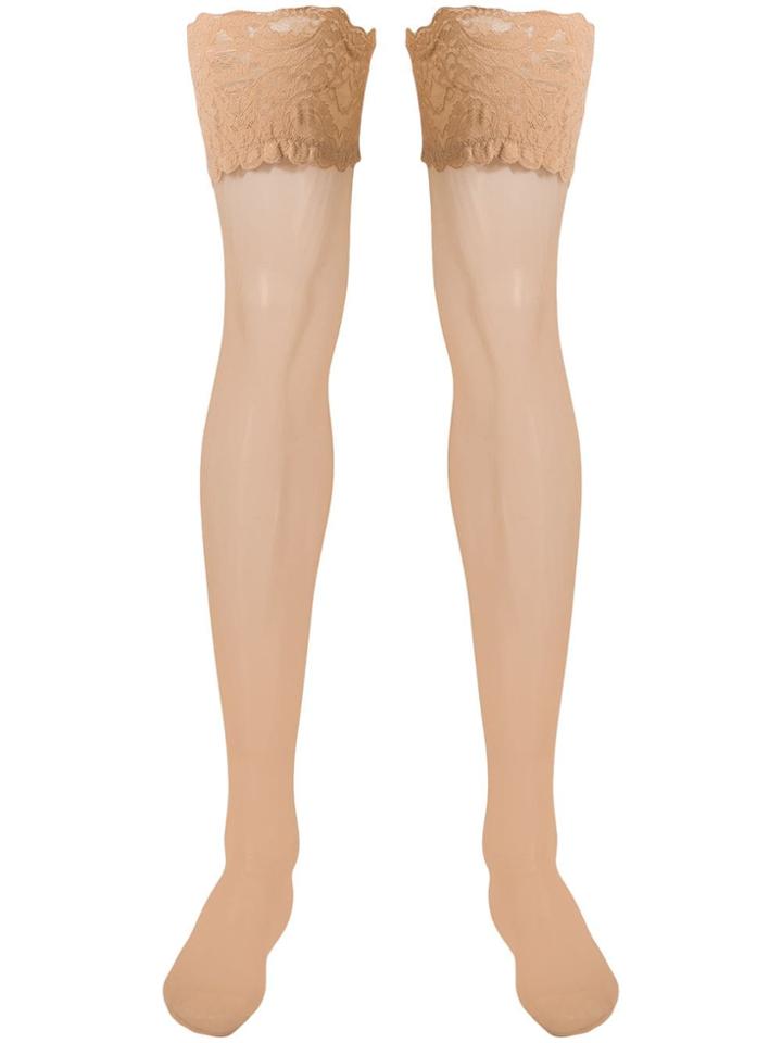 Wolford Satin 20 Stay-ups - Neutrals
