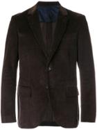 Mp Massimo Piombo Classic Fitted Blazer - Brown
