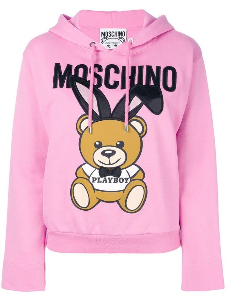 Moschino Playboy Toy Hoodie - Pink