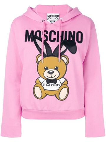 Moschino Playboy Toy Hoodie - Pink