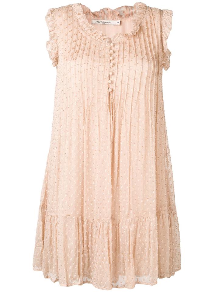 Mes Demoiselles Sleeveless Flared Dress - Neutrals