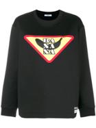 Prada Logo Print Sweatshirt - Black