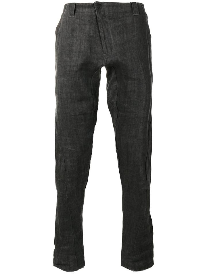 Devoa Slim-fit Jeans, Men's, Size: 3, Grey, Linen/flax/polyester