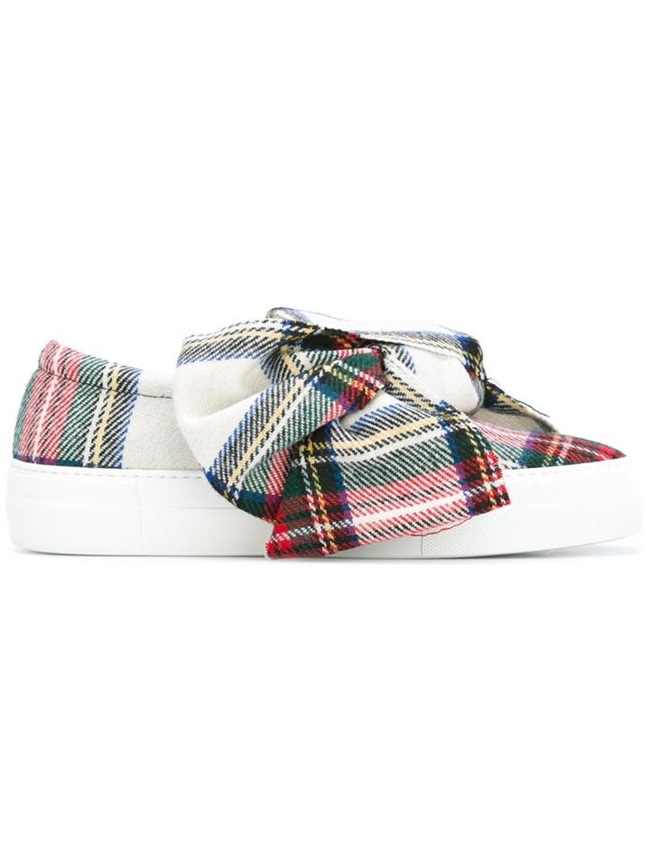 Joshua Sanders 'tartan Bow' Sneakers