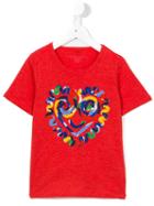 Stella Mccartney Kids Heart Print T-shirt, Girl's, Size: 12 Yrs, Red