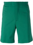 Msgm Dante Shorts, Size: 48, Green, Spandex/elastane/wool/cotton