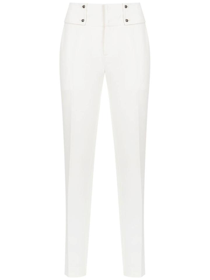 Tufi Duek Straight Fit Trousers - White