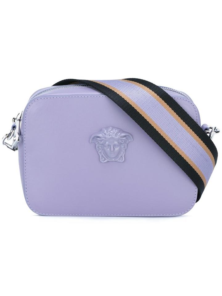 Versace - Palazzo Medusa Shoulder Bag - Women - Leather - One Size, Pink/purple, Leather