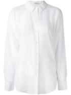 Equipment - Long Shirt - Women - Silk/cotton - S, White, Silk/cotton