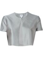 Armani Collezioni Cropped Short Sleeve Jacket