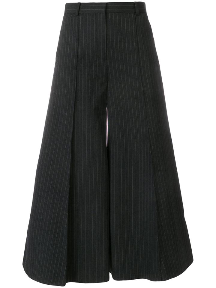 Rokh Super Wide Cropped Trousers - Black