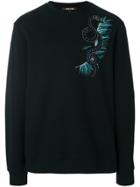 Roberto Cavalli Snake Embellished Sweatshirt - Black