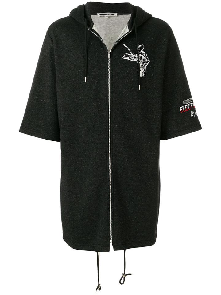 Mcq Alexander Mcqueen Cobra Club Zipped Hoodie - Black