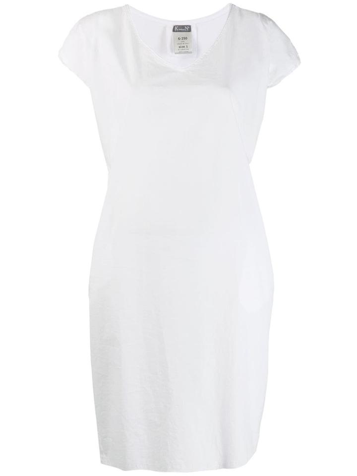 Kristensen Du Nord Short-sleeve Flared Dress - White