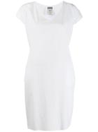 Kristensen Du Nord Short-sleeve Flared Dress - White