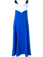 Kenzo Geometric Midi Dress, Women's, Size: 42, Blue, Polyester/viscose