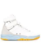 Chiara Ferragni Cameron Hi-top Sneakers, Women's, Size: 40, White, Leather/rubber/pvc