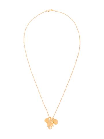 Marte Frisnes Hannah Charm Necklace - Metallic