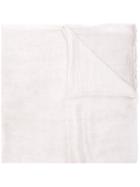 Faliero Sarti Frayed Scarf, Women's, Nude/neutrals, Modal/silk