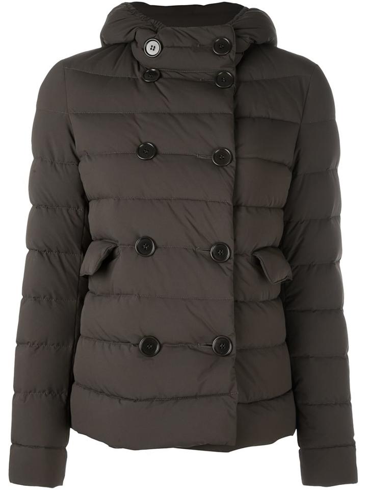 Aspesi 'tormentini' Padded Jacket, Women's, Size: Medium, Green, Feather Down/nylon/polyamide