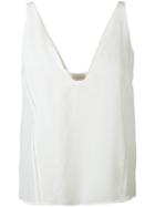 Zeus+dione - Ersa Top - Women - Silk/cupro - 40, White, Silk/cupro