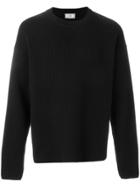 Ami Alexandre Mattiussi Crewneck Oversize Fit Double Face Rib Sweater