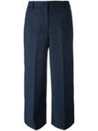 3.1 Phillip Lim Tailored Culottes, Women's, Size: 2, Blue, Cotton/polyamide/spandex/elastane