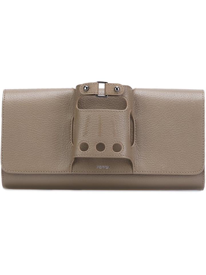 Perrin Paris Glove Handle Clutch Bag