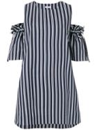 P.a.r.o.s.h. Off-the-shoulder Stripe Dress - 883