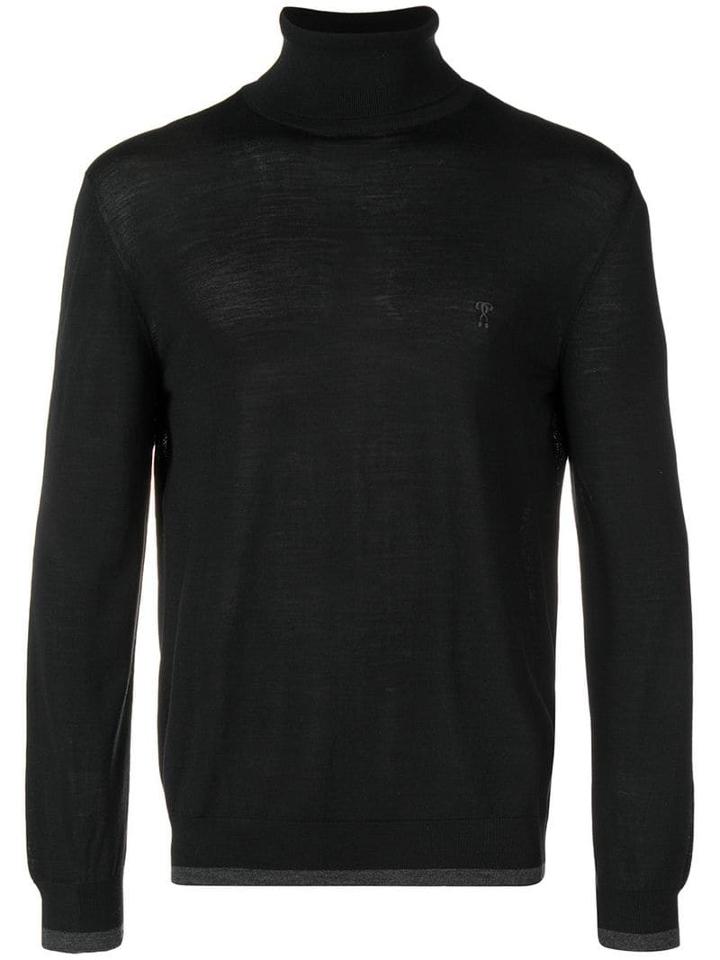Moschino Turtleneck Jumper - Black