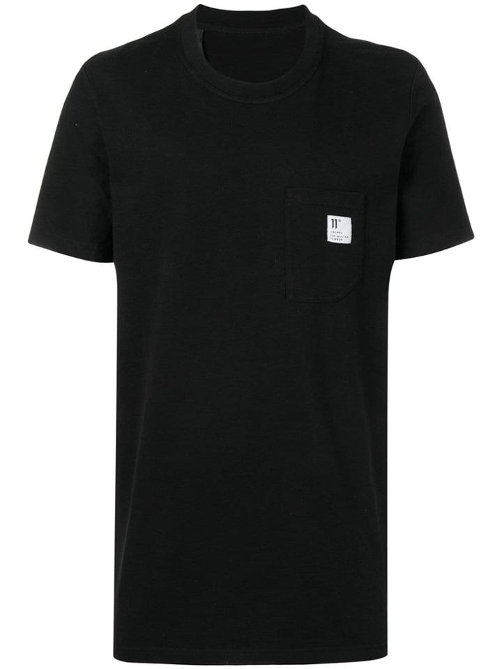 11 By Boris Bidjan Saberi Logo Patch T-shirt - Black