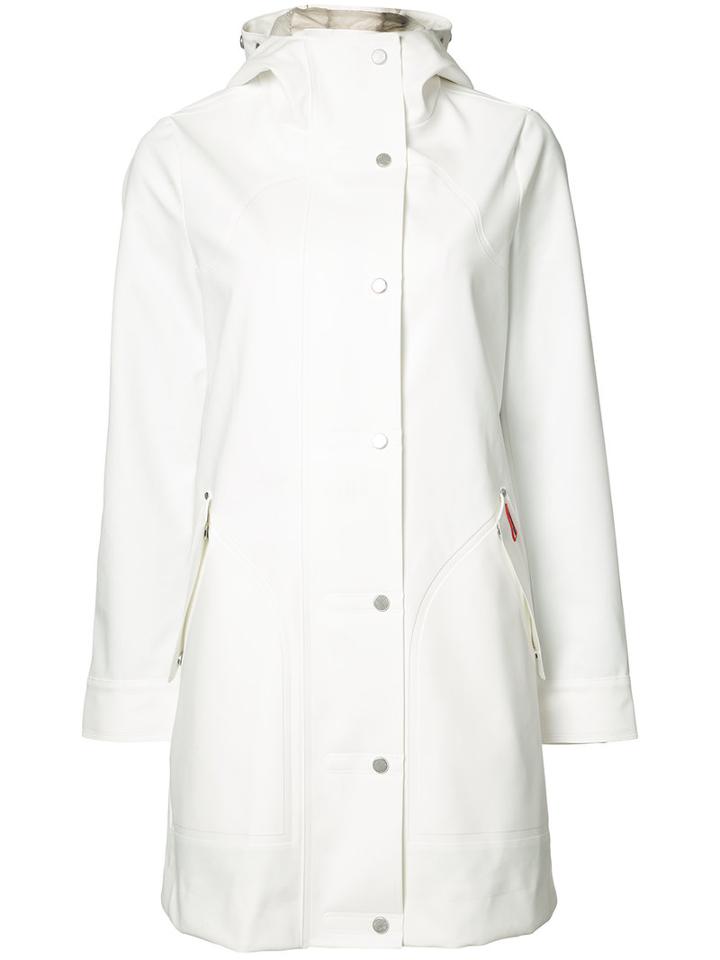 Hunter Core Hooded Hunting Coat, Women's, Size: Medium, White, Polyurethane