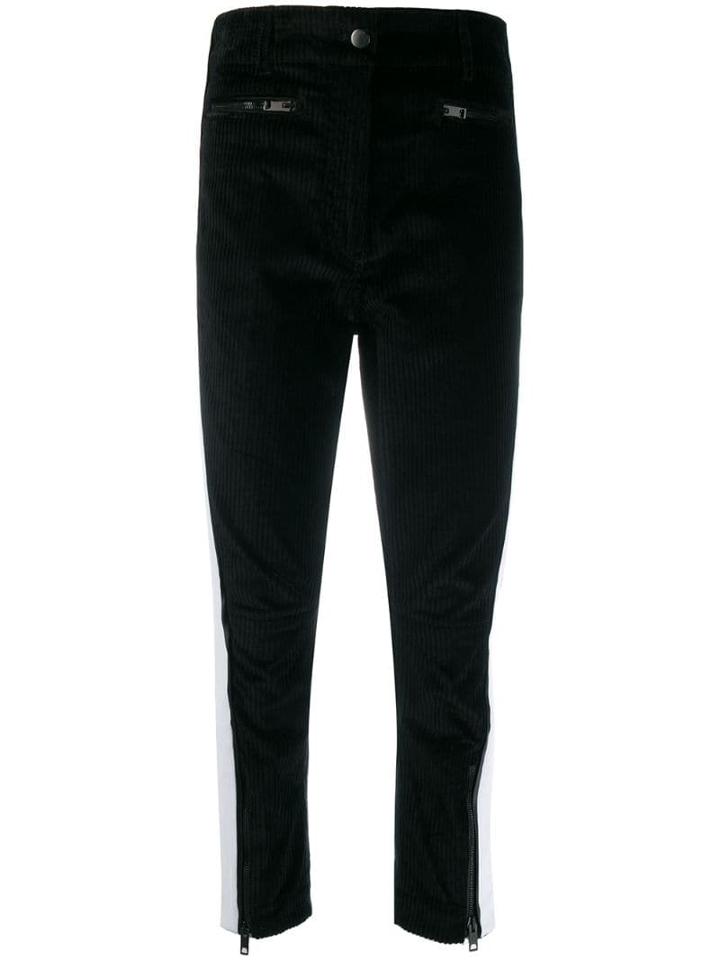 Haider Ackermann Cropped Corduroy Trousers - Black