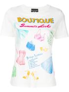 Boutique Moschino Summer Looks Graphic T-shirt - White