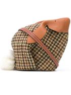 Loewe Bunny Tweed Mini Bag - Brown