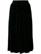 Golden Goose Deluxe Brand Velvet Midi Skirt - Black