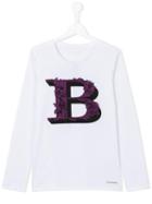 Burberry Kids Floral B Print T-shirt, Girl's, Size: 14 Yrs