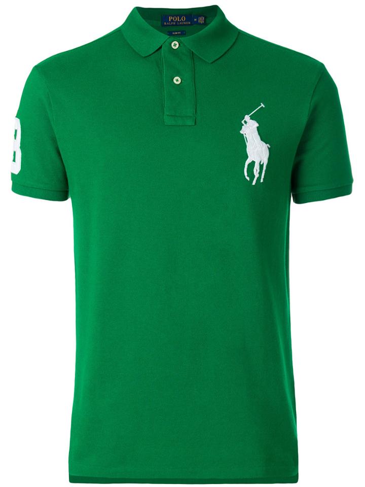 Polo Ralph Lauren Contrast Logo Polo Shirt - Green