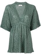 Brunello Cucinelli Knitted Sequin-embellished Top - Green