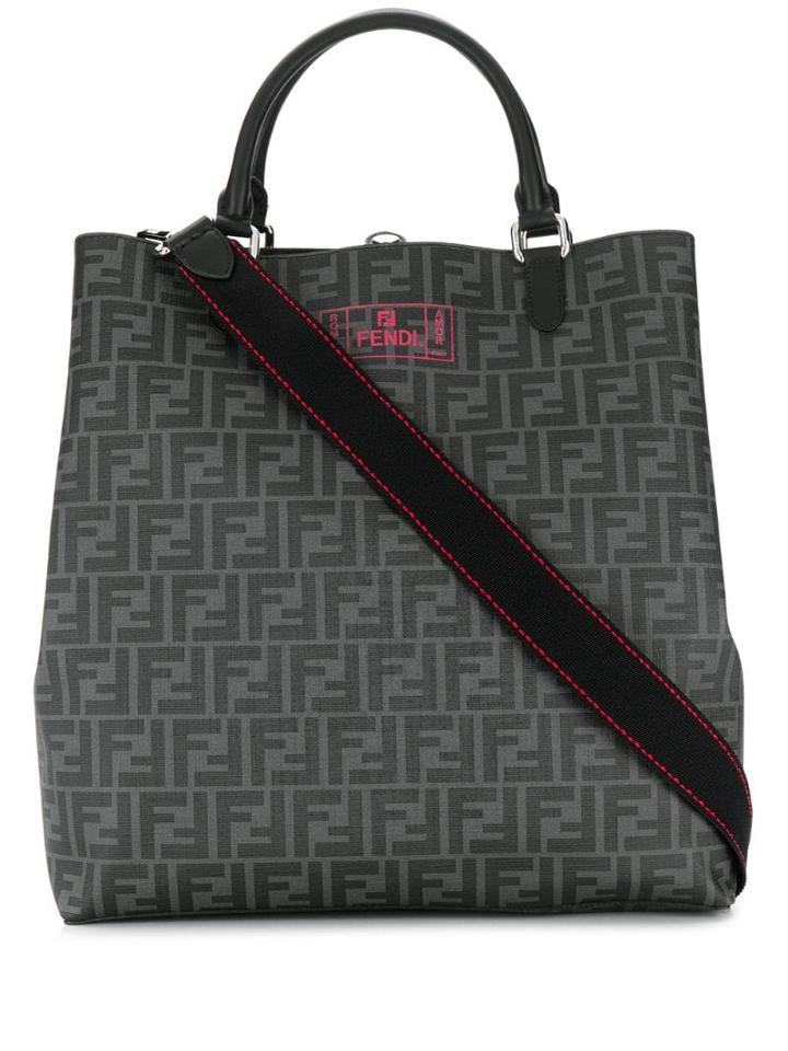 Fendi Fendi Roma Amore Tote - Black