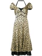 Cinq A Sept Leopard Print Dress - Nude & Neutrals